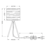 lampka-stolowa-biurkowa-globo-barca-bialy-15341t-dlugosc-wysokosc-35-cm