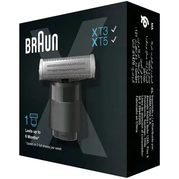 Wymienna głowica goląca BRAUN XT10 ostrze do golarki Seria X