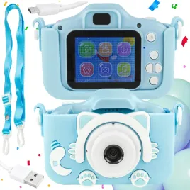 aparat-cyfrowy-dla-dzieci-dziecka-fotograficzny-niebieski-kotek-karta-32gb