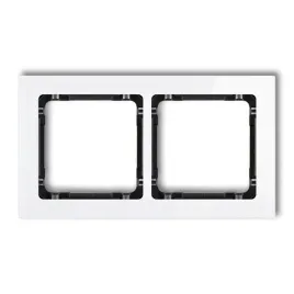 ramka-podwojna-karlik-deco-efekt-szkla-bia-cz