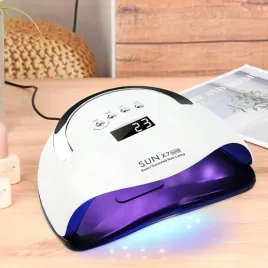 lampa-do-paznokci-220w-do-hybryd-zeli-uv-led-sun-x7-lcd-dual-max-model-2024