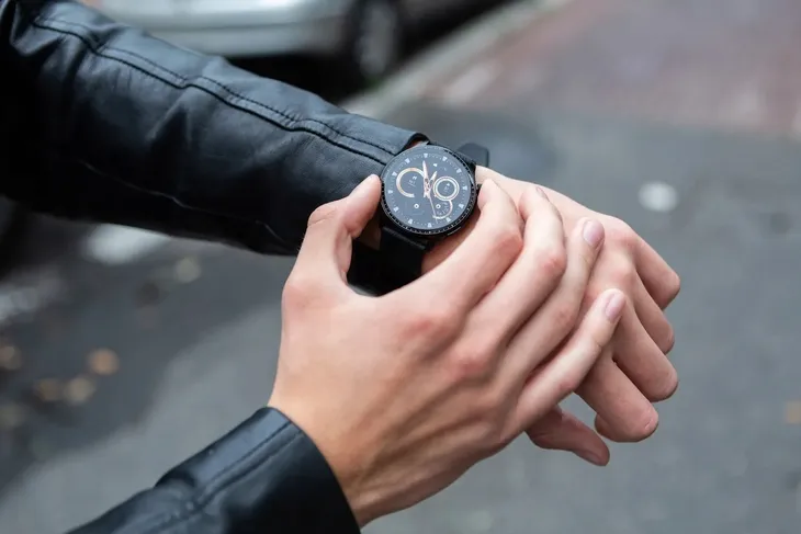 SMARTWATCH ZEGAREK MĘSKI ROZMOWY MENU POLSKIE AMOLED CZARNY SPORT