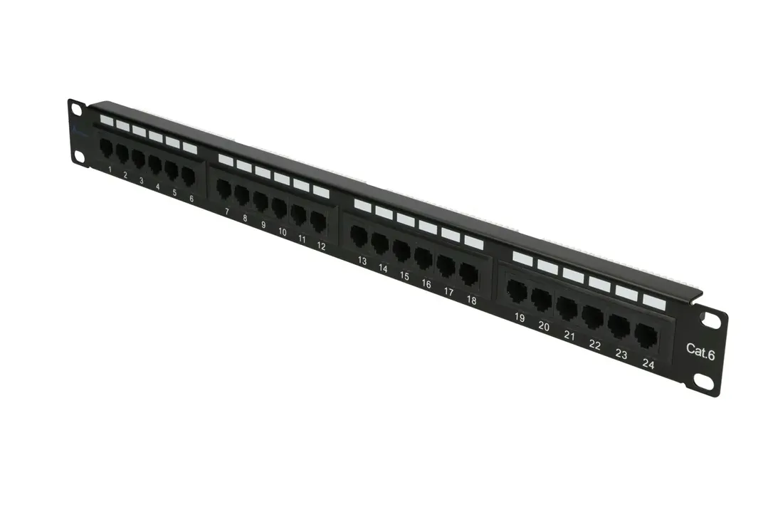 rack-19-patch-panel-1u-utp-cat-6-24-portow
