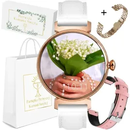 zegarek-dzieciecy-smartwatch-z-rozmowami-rubicon-amoled-komunia-dziewczynka