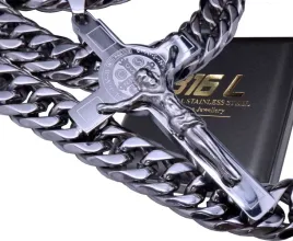 gruby-srebrny-lancuszek-z-krzyzykiem-316l-premium