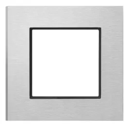 ramka-pojedyncza-ospel-aria-szczotkowane-aluminium