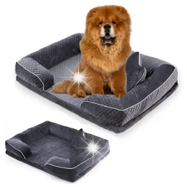 legowisko-dla-psa-zwierzat-kojec-poslanie-z-poduszka-miekkie-z-weluru