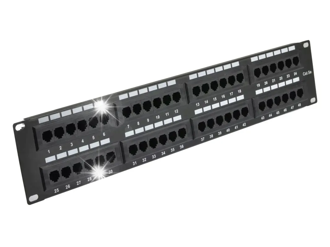 rack-19-patch-panel-2u-utp-cat-5e-48-portow