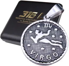 srebrny-medalik-medalion-znak-zodiaku-panna-prawdziwa-stal-chirurgiczna-316