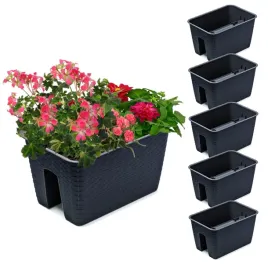 5x-skrzynka-doniczka-272-x-396-cm-rattan-antracyt-13-l-porecz-balustrada