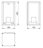 kinkiet-gtv-ventana-au-e27-os-ventanaua-00-czarny-stan-nowy