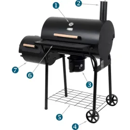 grill-weglowy-z-wedzarnia-ogrodowy-xxl-stalowy-ruszt-64x37cm-lund