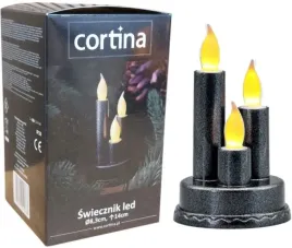swiecznik-dekoracyjny-cortina-1-24-slc-elektryczny-led-fi83-black-14cm