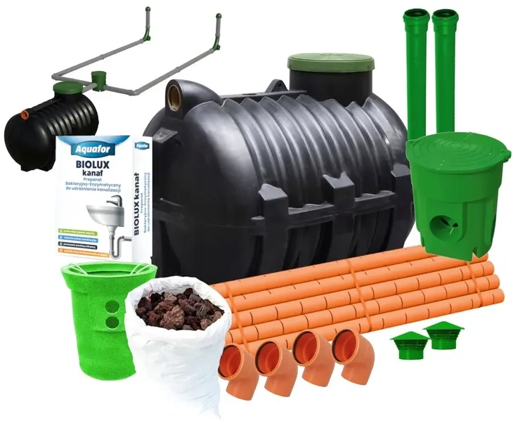 Ekologiczna Przydomowa Oczyszczalnia Ścieków 3000L dla 4-6 osób GRATIS UDRA