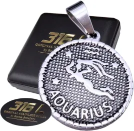 srebrny-medalik-medalion-znak-zodiaku-wodnik-prawdziwa-stal-chirurgiczna