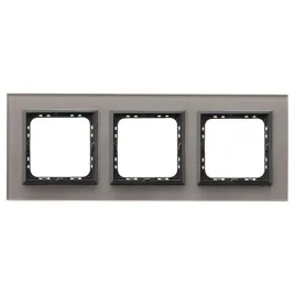 ramka-potrojna-szklana-ospel-impresja-szary