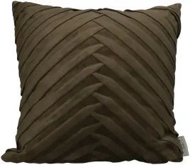 westwing-poduszka-dekoracyjna-kersten-plisowana-brazowa-45x45cm-aksamitna
