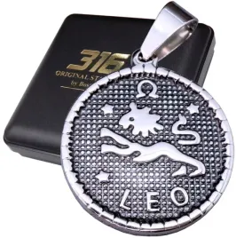 srebrny-medalik-medalion-znak-zodiaku-lew-prawdziwa-stal-chirurgiczna-316l