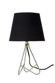 lampa-stolowa-lucide-gitta-e14-40w-chrom-czarny-metal-tkanina