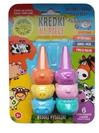 estetica-kredki-na-palce-wesole-pyszczki-6szt