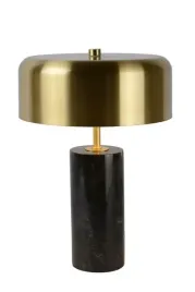 lampa-stolowa-lucide-mirasol-g9-7w-mosiezna-czarno-zlota-marmurowa