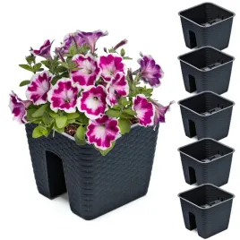 5x-skrzynka-doniczka-272-x-272-cm-rattan-antracyt-85-l-porecz-balustrada