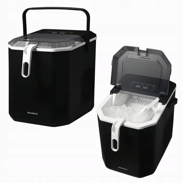 Kostkarka do lodu automatyczna 1,2L 0.6kg 100W  LED KLAUSBERG KB-7883