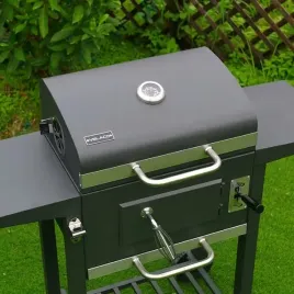 grill-ogrodowy-weglowy-z-pokrywa-i-polkami-vl14-szary-szczypce