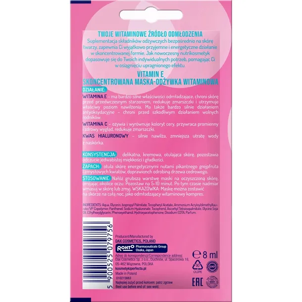 dax-perfecta-maseczka-beauty-vit-e-8ml-marka-perfecta