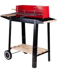grill-weglowy-ogrodowy-chromowany-ruszt-rozen-przenosny-regulowany-2-polki