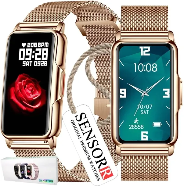 ELEGANCKI ZEGAREK DAMSKI SMARTWATCH SMARTBAND DLA KOBIETY POLSKIE MENU