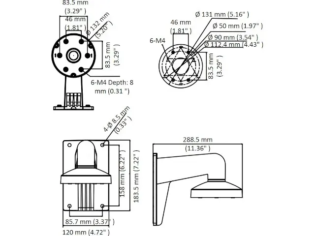 uchwyt-scienny-hikvision-ds-1273zj-130-trl