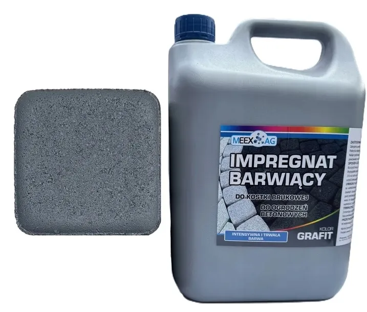 GRAFIT IMPREGNAT BARWIĄCY FARBA DO KOSTKI BRUKOWEJ GARAŻU OGRODZEŃ BETON 2L