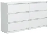 komoda-100cm-biala-6-szuflad