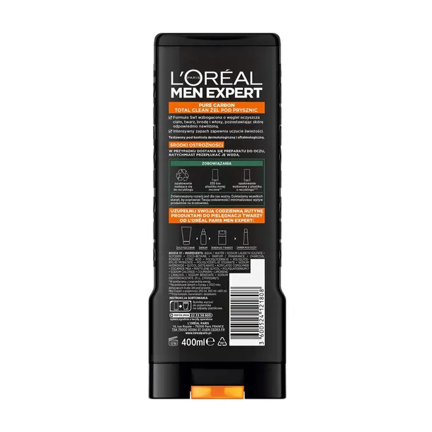 loreal-men-expert-zel-po-prysznic-400ml-pure-carbon-przeznaczenie-prysznic