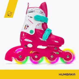lyzworolki-dzieciece-humbaka-starjet-led-3w1-rozowy-30-33