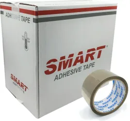 2-x-tasma-klejaca-48-50y-smart-akrylowa-brazowa-36-szt