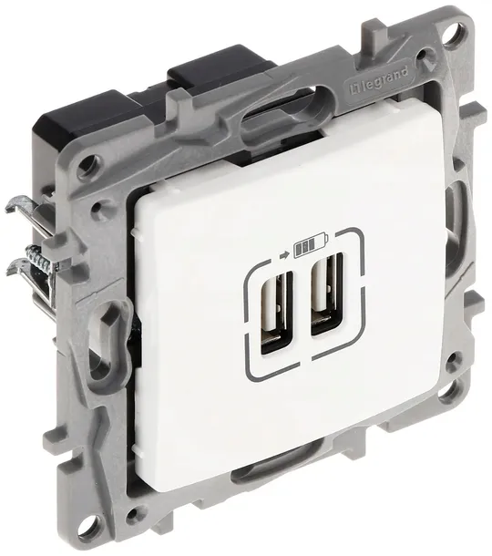 gniazdo-ladowarka-2x-usb-24a-biale-legrand-niloe-stan-nowy