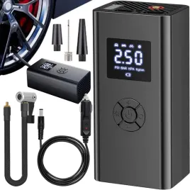 bezprzewodowa-pompka-elektryczna-kompresor-samochodowy-rowerowy-3900mah