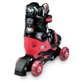 rolko-wrotki-3w1-regulowane-raven-singer-black-red-37-40