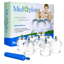 2-x-banki-bezogniowe-lekarskie-szklane-med-plus-8-szt-pompka