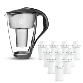 2-x-szklany-dzbanek-filtrujacy-dafi-crystal-2l-z-licznikiem-led-12x-wklad