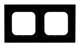 ramka-podwojna-szklana-ospel-sonata-czarny