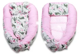 kokon-niemowlecy-gniazdo-kojec-minky-zestaw-xxl-babymam-7-el