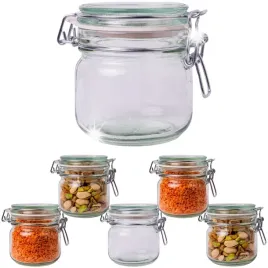 370ml-sloiki-szklane-hermetyczne-z-klamra-pojemniki-kuchenne-6szt