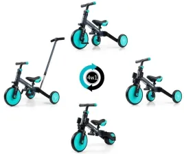 rower-biegowy-trojkolowy-dzieciecy-4w1-milly-mally-optimus-plus-mint-12m