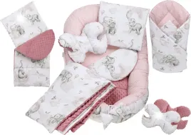 kokon-niemowlecy-gniazdo-kojec-minky-zestaw-xxl-babymam-7-el