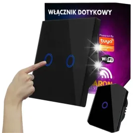 wlacznik-dotykowy-swiatla-czarny-szklany-podwojny-wifi-rf-tuya-smart-life