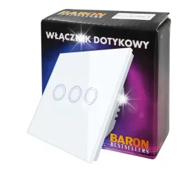 wlacznik-dotykowysciemniacz-potrojnybialy-szklo
