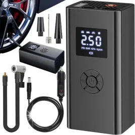 bezprzewodowa-pompka-elektryczna-kompresor-samochodowy-rowerowy-3900mah